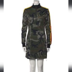 Pam & Gela Camo Printed Mini Dress, EUC, sz M